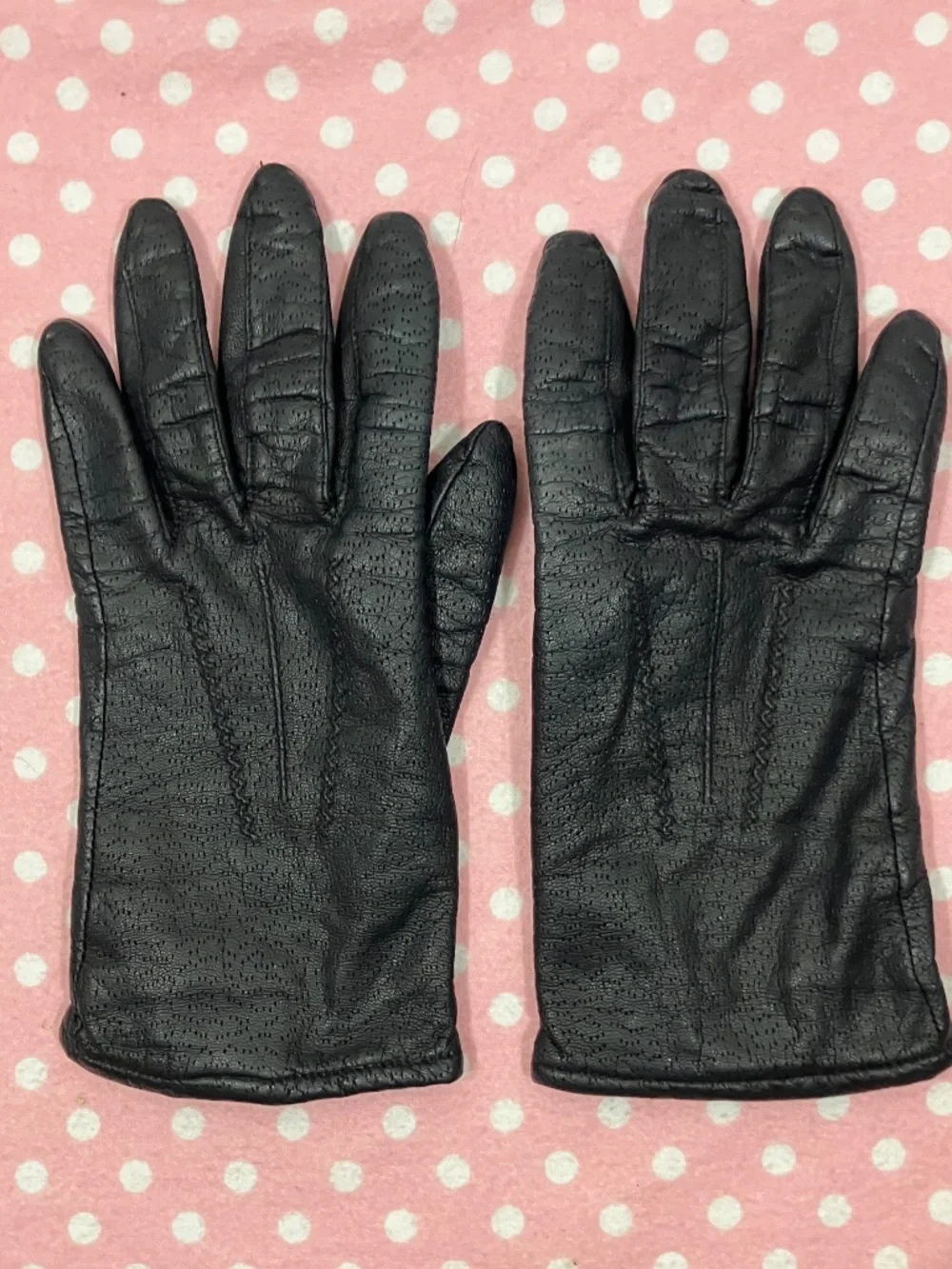 Vintage Fownes Leather gloves 7 1/2
